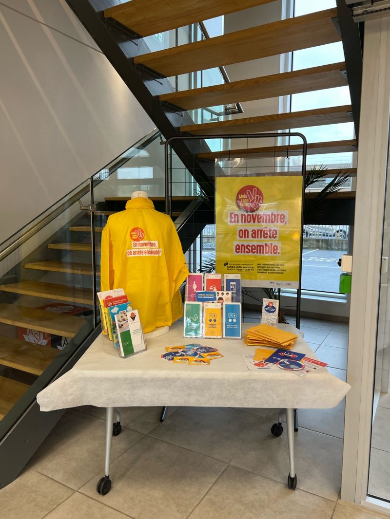Stand sur notre siège social d'Aix-Noulette