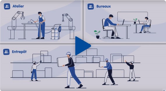 Voir la vidéo : solution en ligne d'aide au DUERP